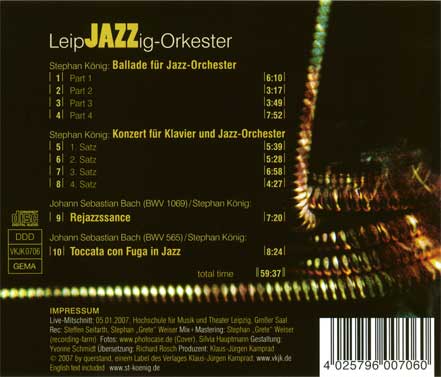 CD Orkester Vol.2 hinten
